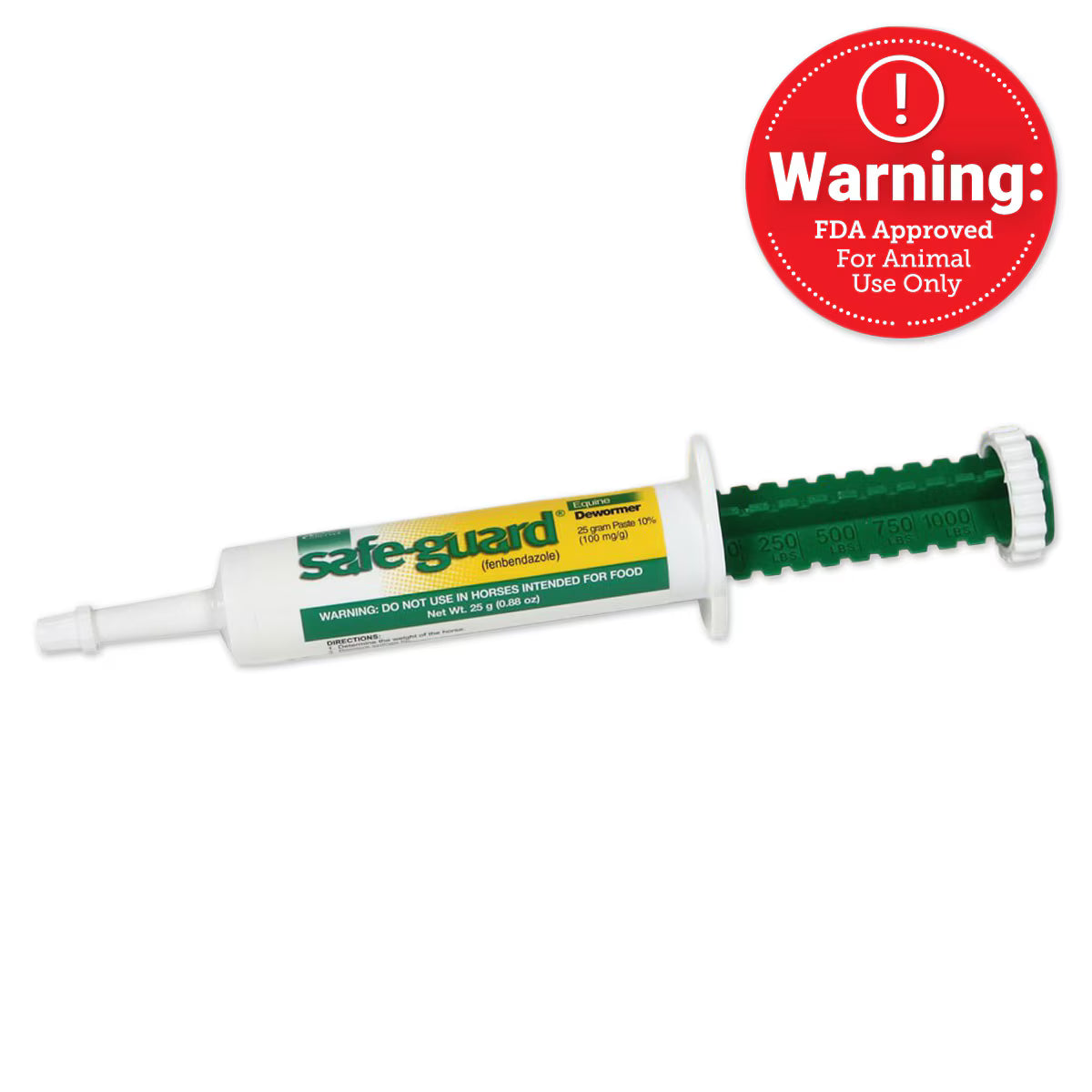 Safe-Guard Horse Wormer - Fenbendazole Paste 25g