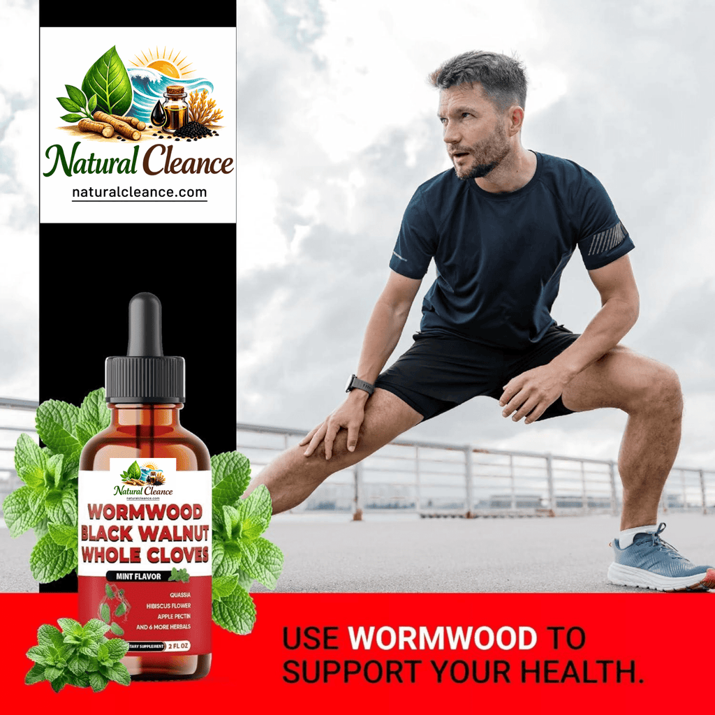 12in1 Wormwood Liquid Drops Added Black Walnut, Whole Cloves and 9 More Herbs - 60ml - Mint Flavor - natuurlijk supplement | naturalcleance.com