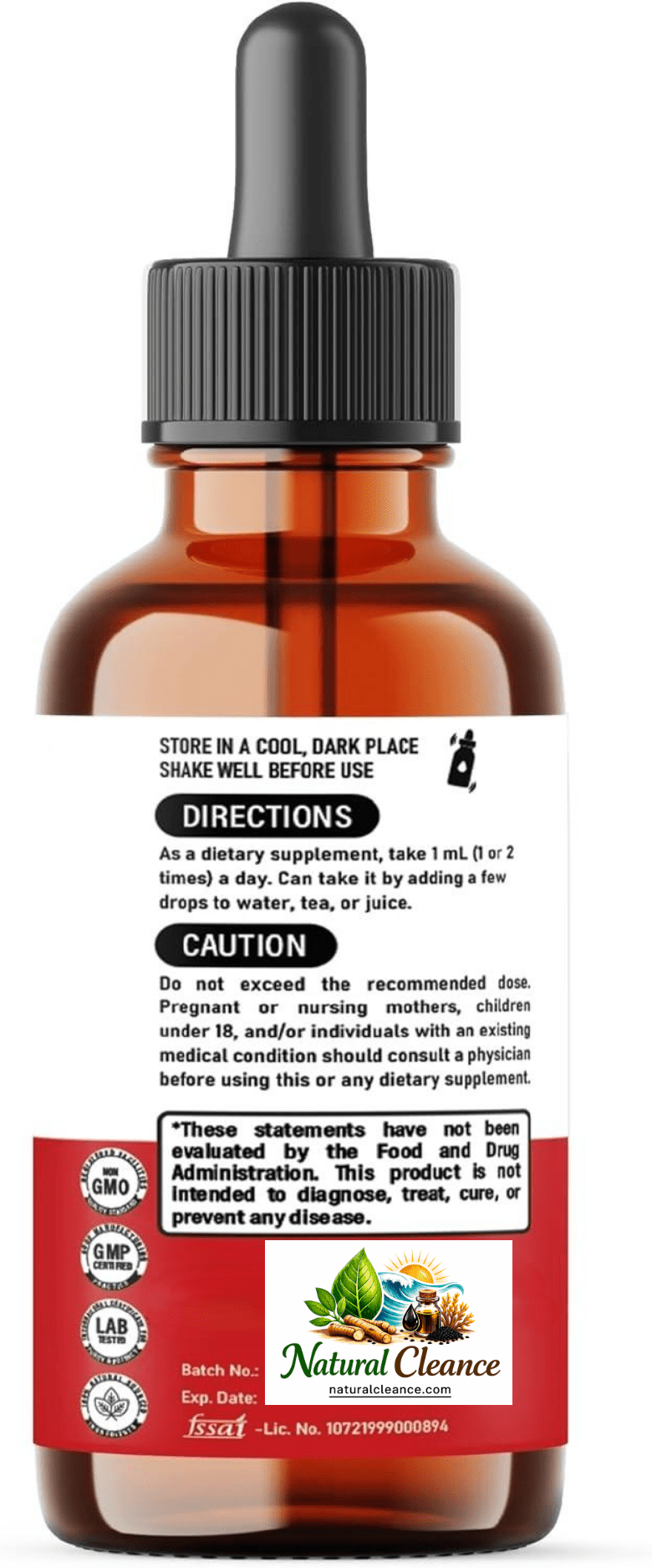 12in1 Wormwood Liquid Drops Added Black Walnut, Whole Cloves and 9 More Herbs - 60ml - Mint Flavor - natuurlijk supplement | naturalcleance.com