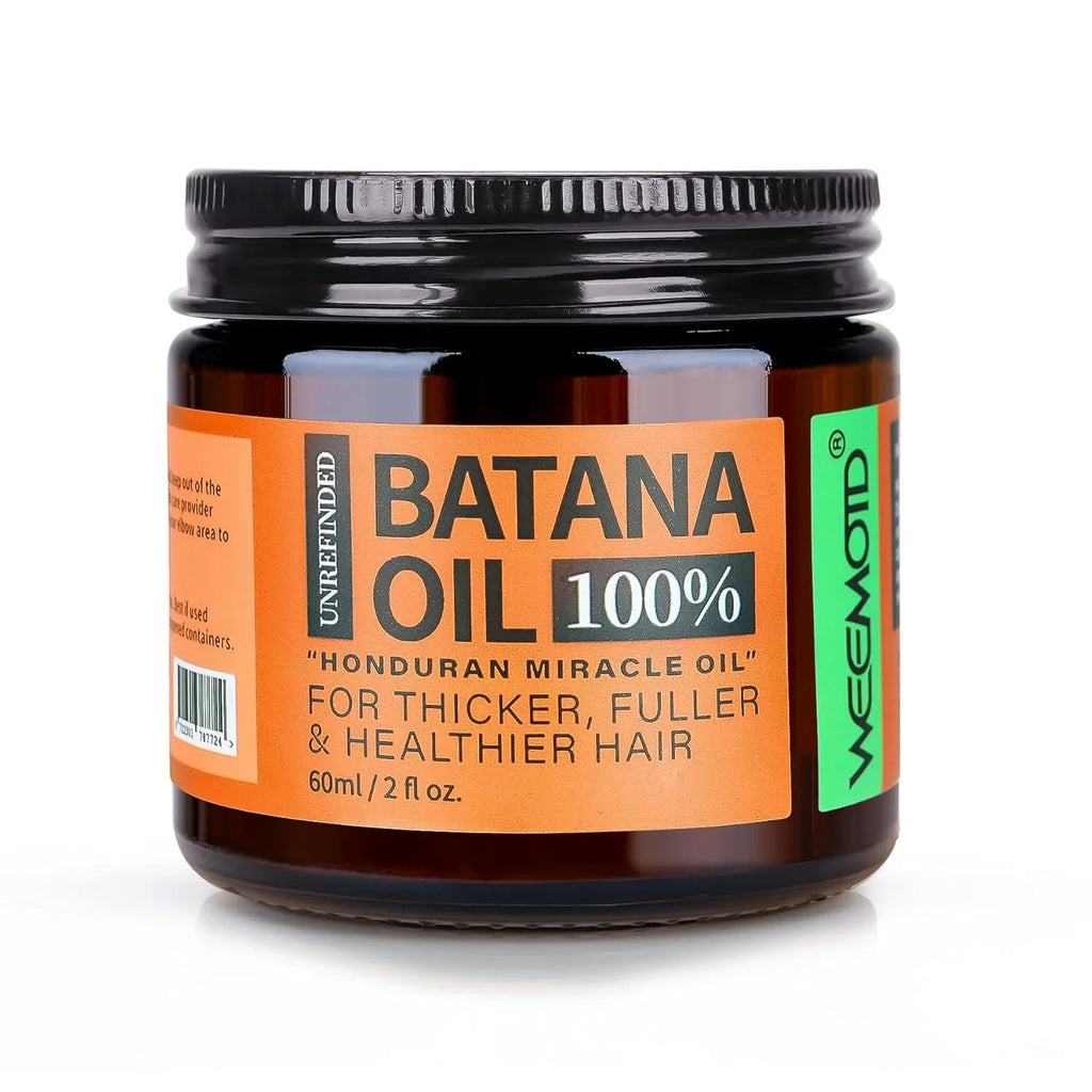 Batana Oil for Hair Growth Dr Sebi, 100% Raw Organic Batana Hair Mask from Honduras, Wild Growth Hair Oil, Scalp Oil Promotes Hair Thickness, Prevents Loss for Men & Women, 60ml - natuurlijk supplement | naturalcleance.com