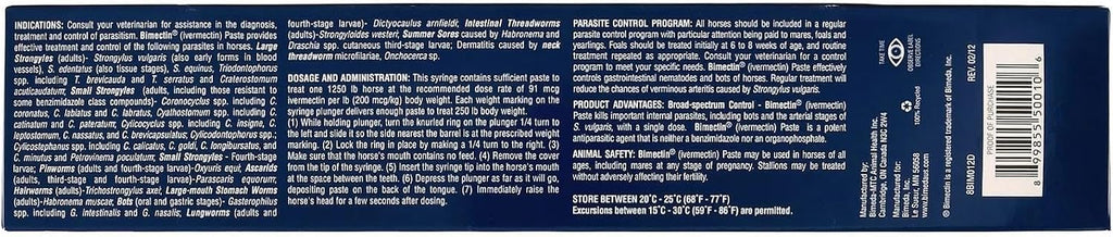 Bimectin 1.87% Ivermectin Apple Flavored Horse Wormer - natuurlijk supplement | naturalcleance.com