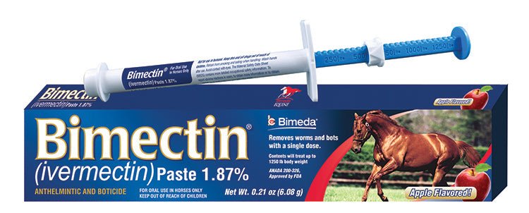 Bimectin 1.87% Ivermectin Apple Flavored Horse Wormer - natuurlijk supplement | naturalcleance.com