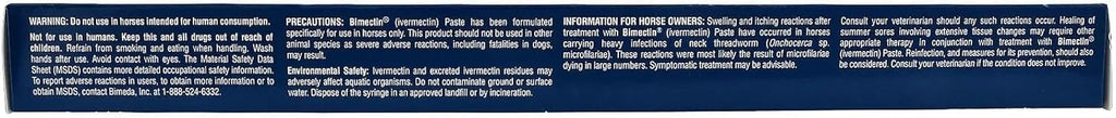 Bimectin 1.87% Ivermectin Apple Flavored Horse Wormer - natuurlijk supplement | naturalcleance.com
