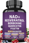 NAD+ Resveratrol Supplement 18-in-1 – 120 Capsules