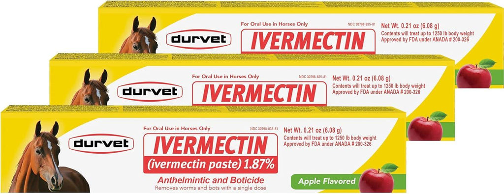 Durvet Ivermectin - Get 3 pieces whit 15% Discount - Natural Cleance