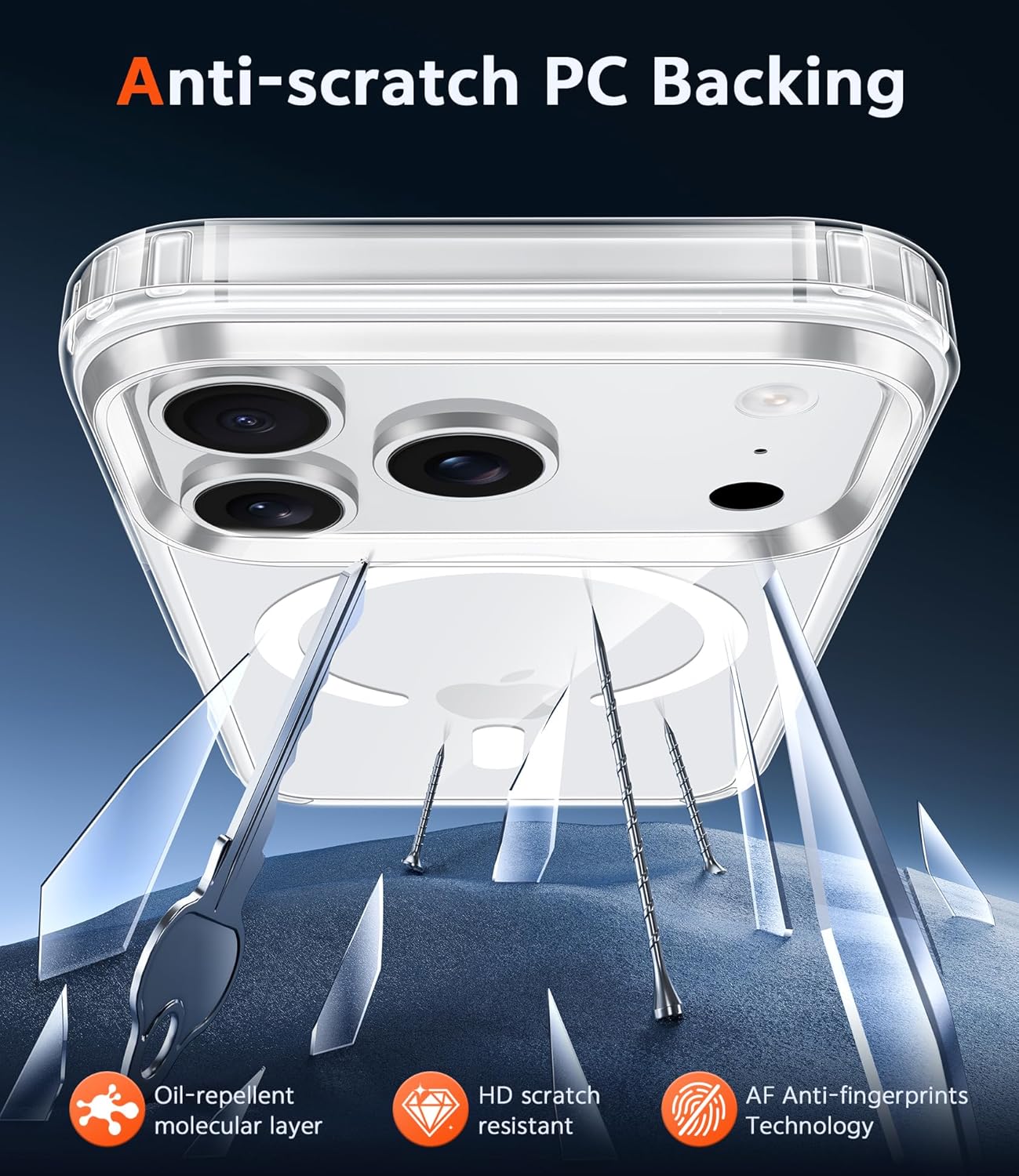FNTCASE iPhone 17 Pro Max Hoesje – Transparant MagSafe - natuurlijk supplement | naturalcleance.com