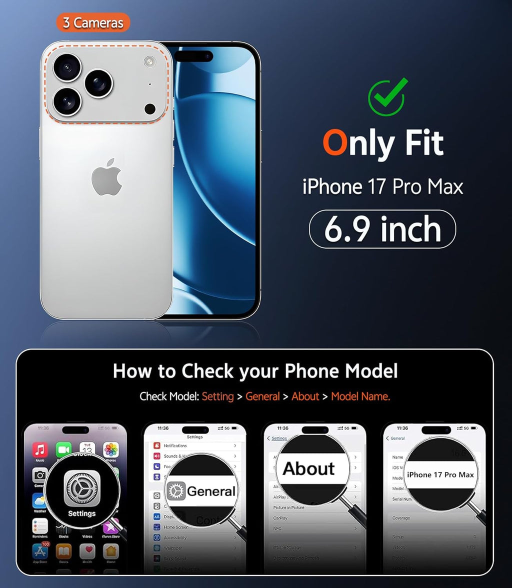 FNTCASE iPhone 17 Pro Max Hoesje – Transparant MagSafe - natuurlijk supplement | naturalcleance.com
