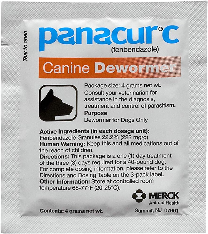 Panacur C Canine Dewormer fenbendazole for dog - natuurlijk supplement | naturalcleance.com
