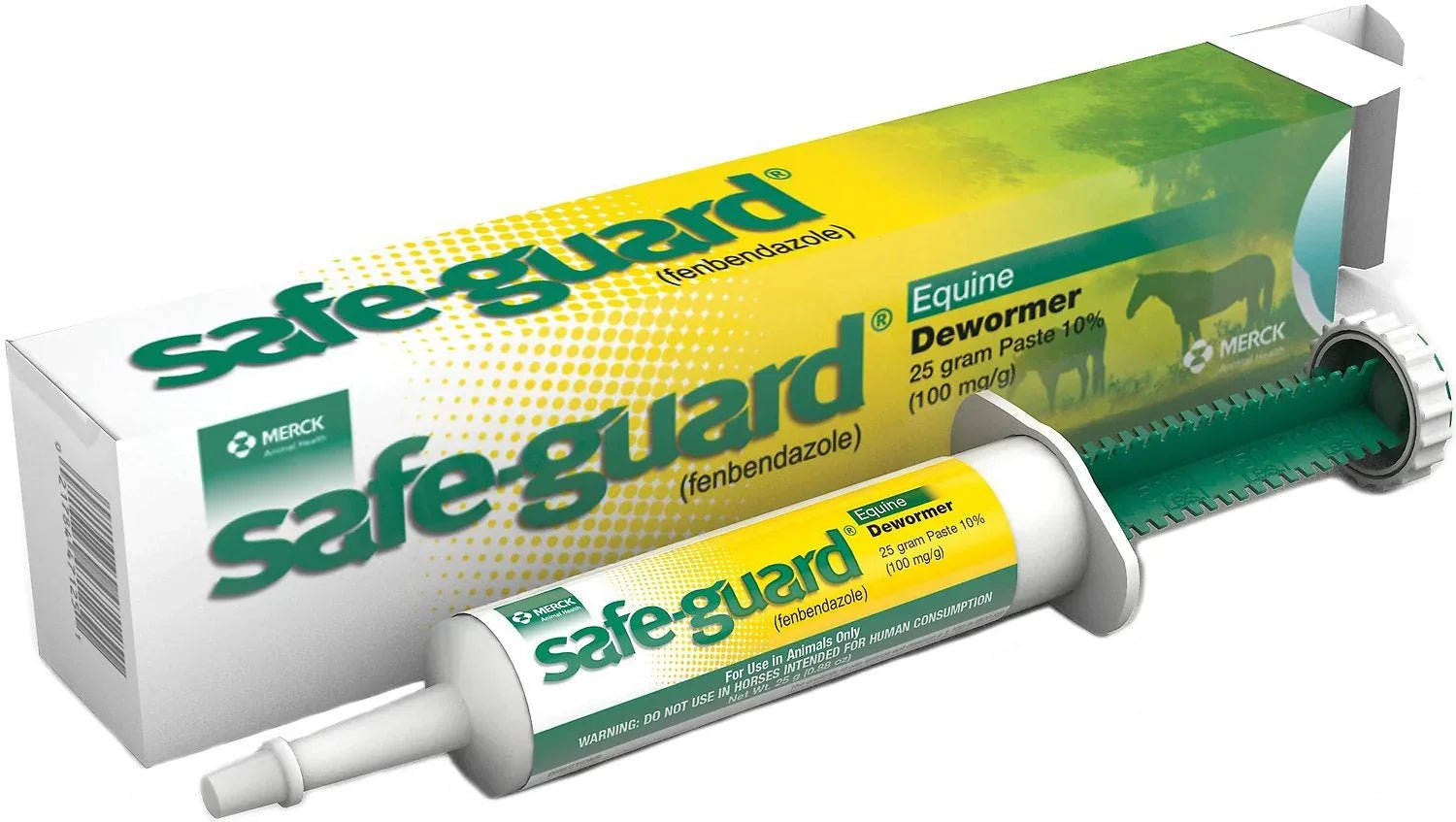 Safe-Guard Horse Wormer - Fenbendazole Paste 25g - natuurlijk supplement | naturalcleance.com