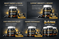 SHILAJIT GUMMIES Support Exercise Performance, Brain and Nerve ,immune Function with Ashwagandha and Vitamin 60 capsules